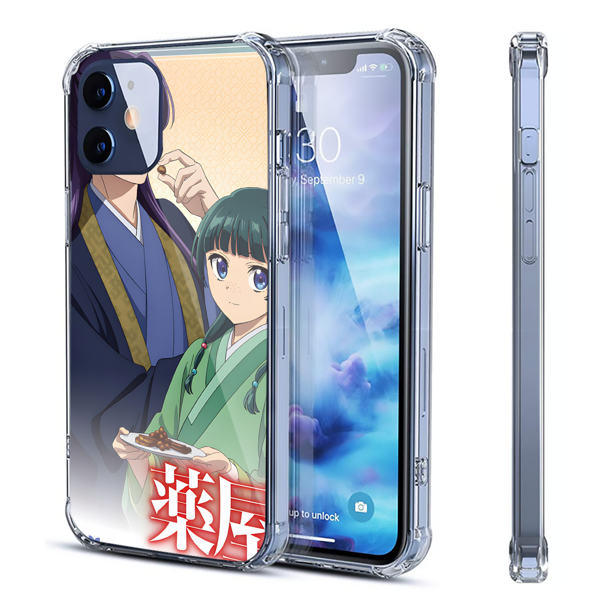 （画像用） 薬屋のひとりごと The Apothecary Diaries 【iPhone 12シリーズ対応】透明スマホケース（クリアソフトケース）